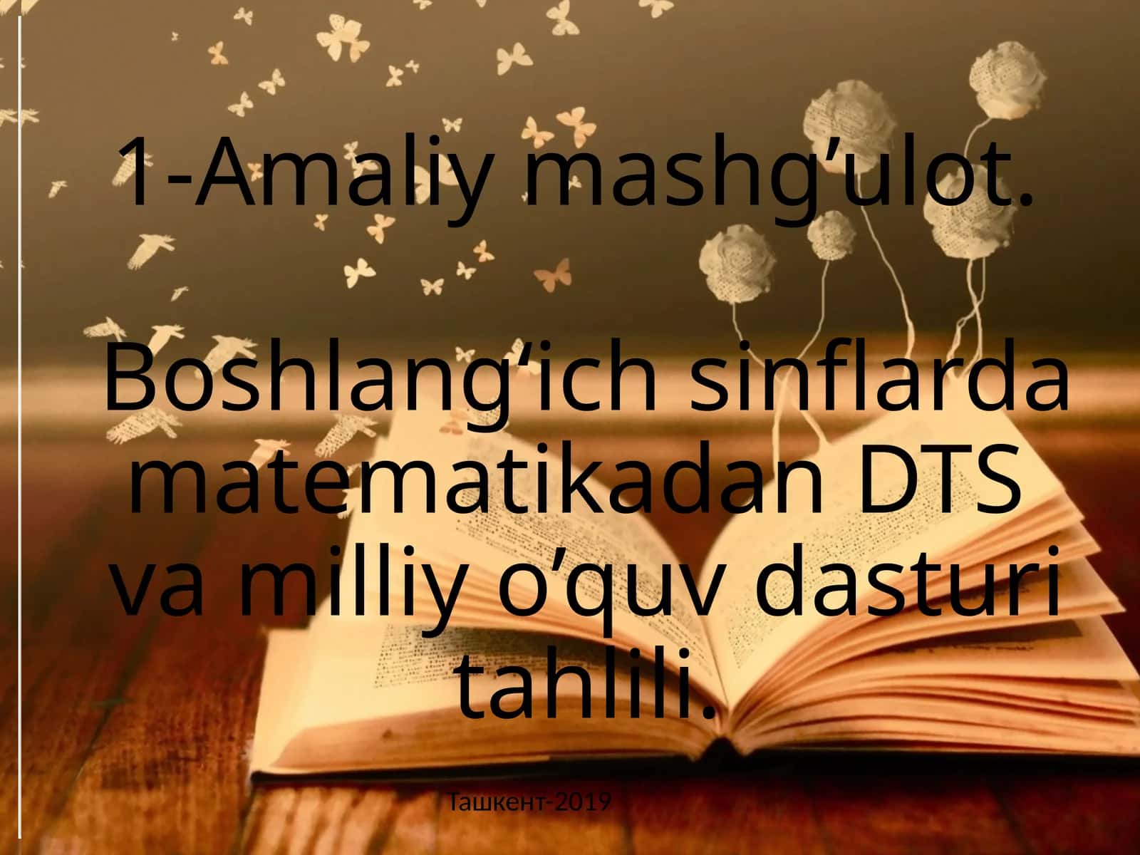 Boshlang‘ich sinflarda matematikadan DTS va milliy o’quv dasturi tahlili