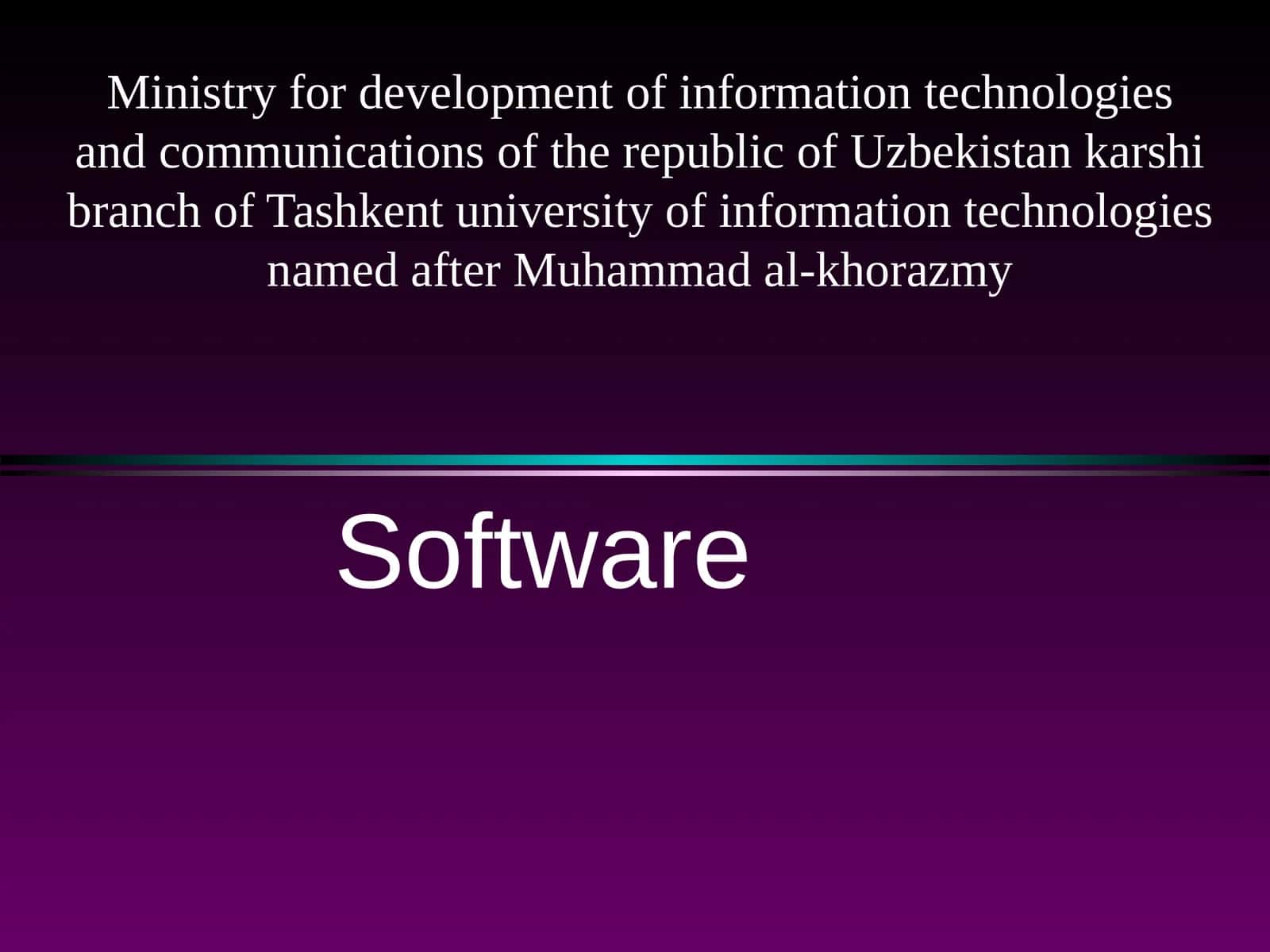 Software