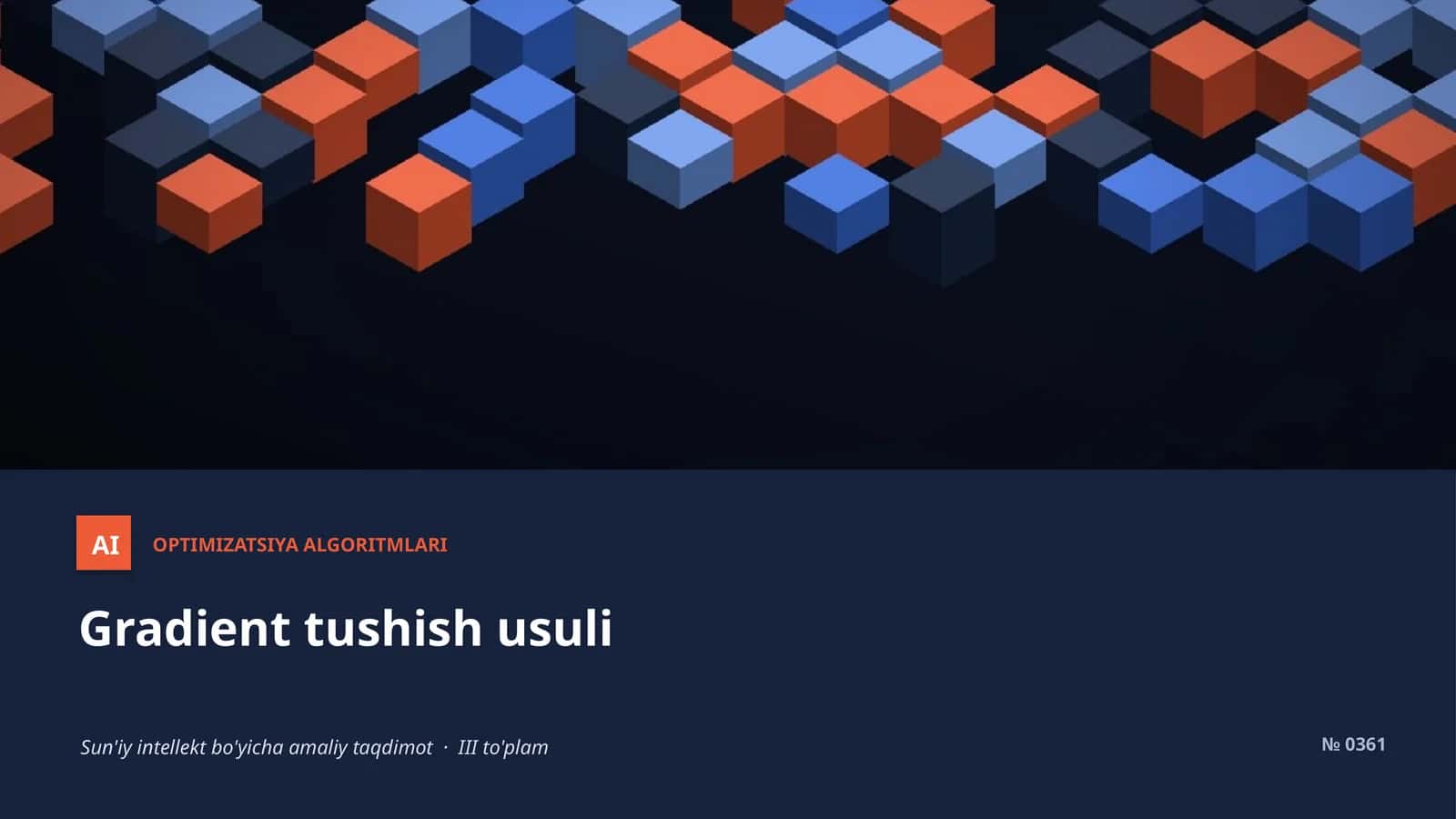 Optimizatsiya Algoritmari