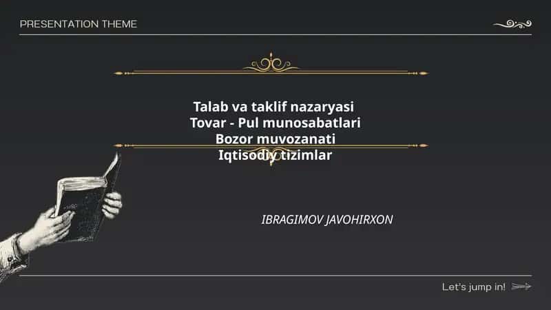 Talab va taklif nazaryasi
