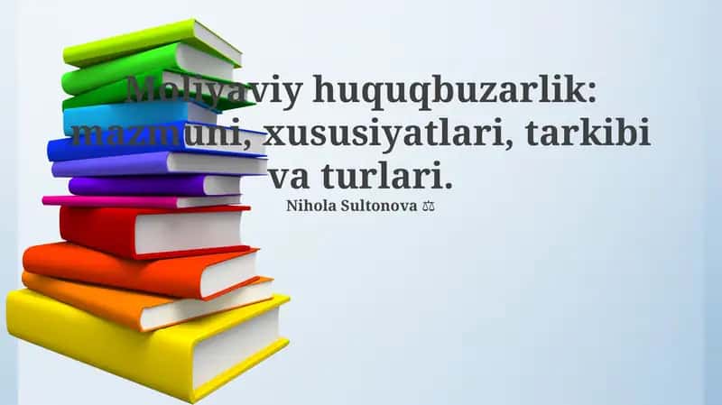 Moliyaviy huquqbuzarlik