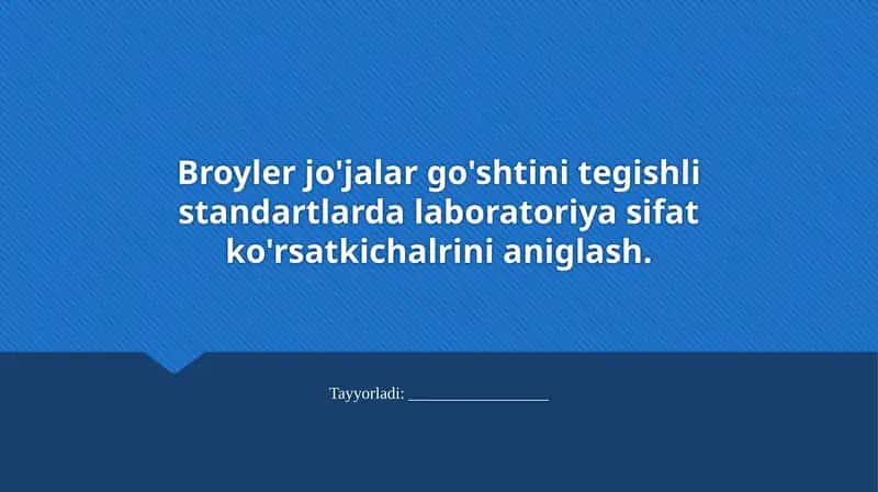 Laboratoriya tekshiruvlari uchun namunalarni tayyorlash va saqlash usullari