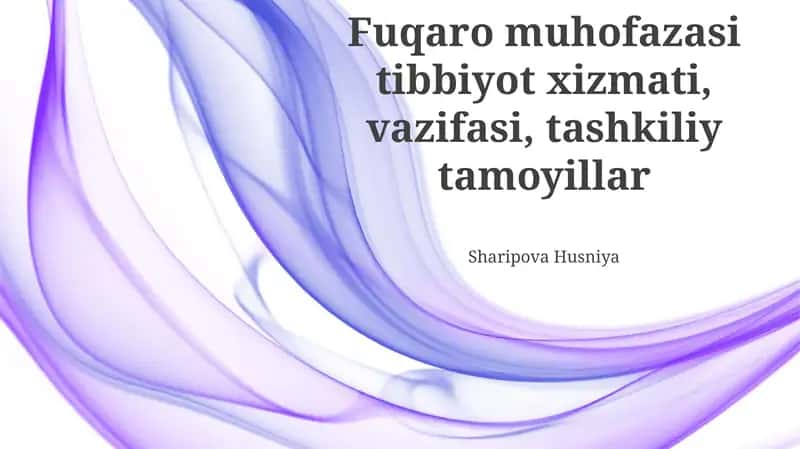 Fuqaro muhofazasi tibbiyot xizmati, vazifasi, tashkiliy tamoyillar