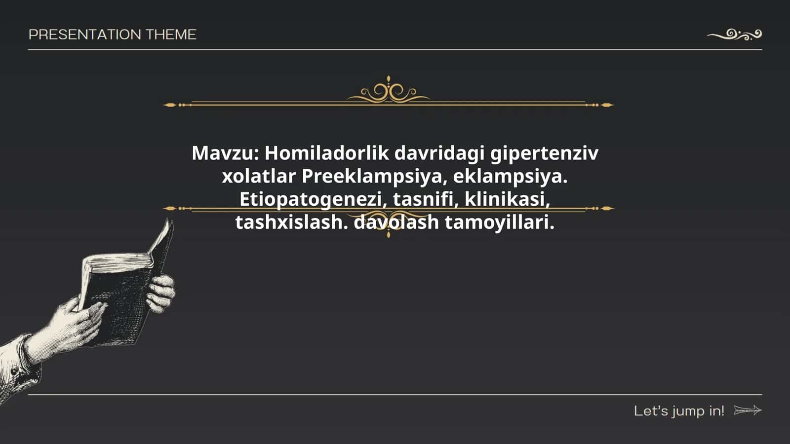 Homiladorlik davridagi gipertenziv xolatlar
