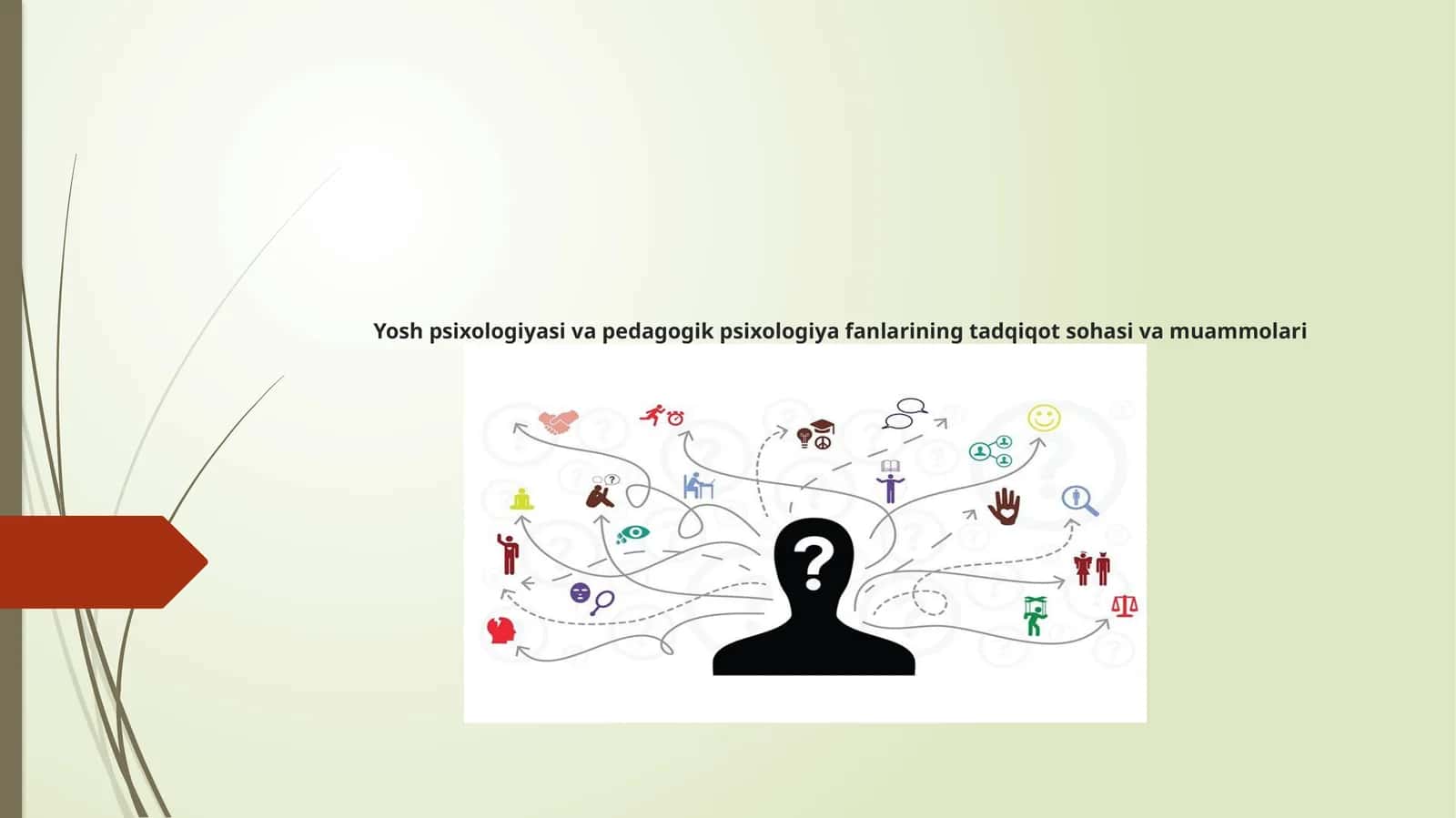 Yosh psixologiyasi va pedagogik psixologiya fanilarining tadqiqot sohasi va muammolari