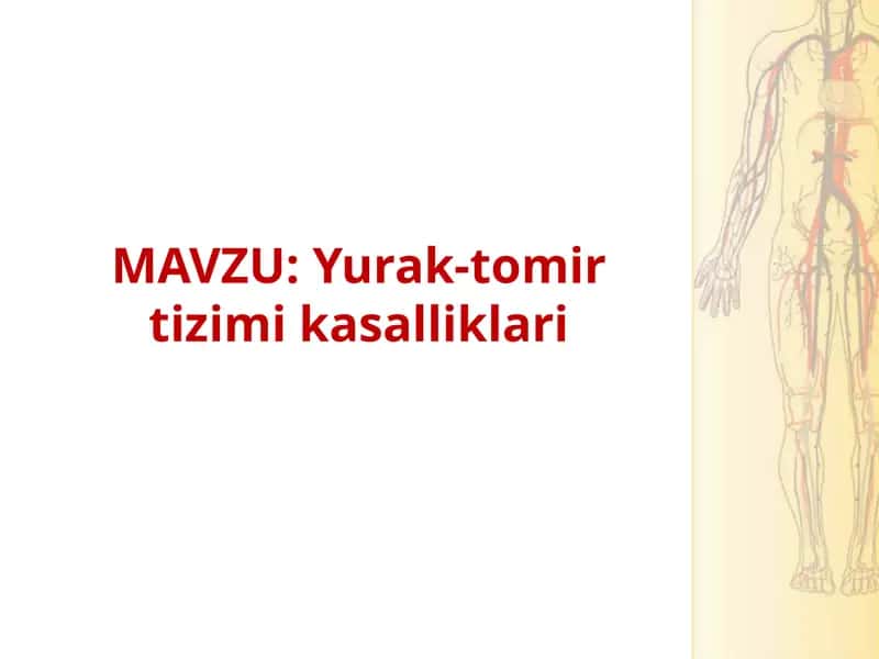 Yurak-tomirtizimikasalliklari