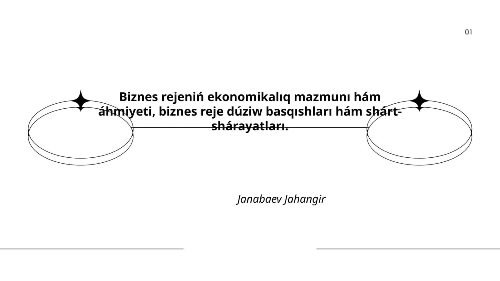 Biznes rejeniń ekonomikalıq mazmunı hám áhmiyeti