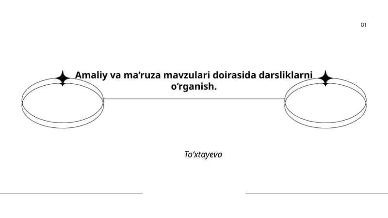 Darsliklarni amaliy mashg‘ulotlar uchun tayyorlash