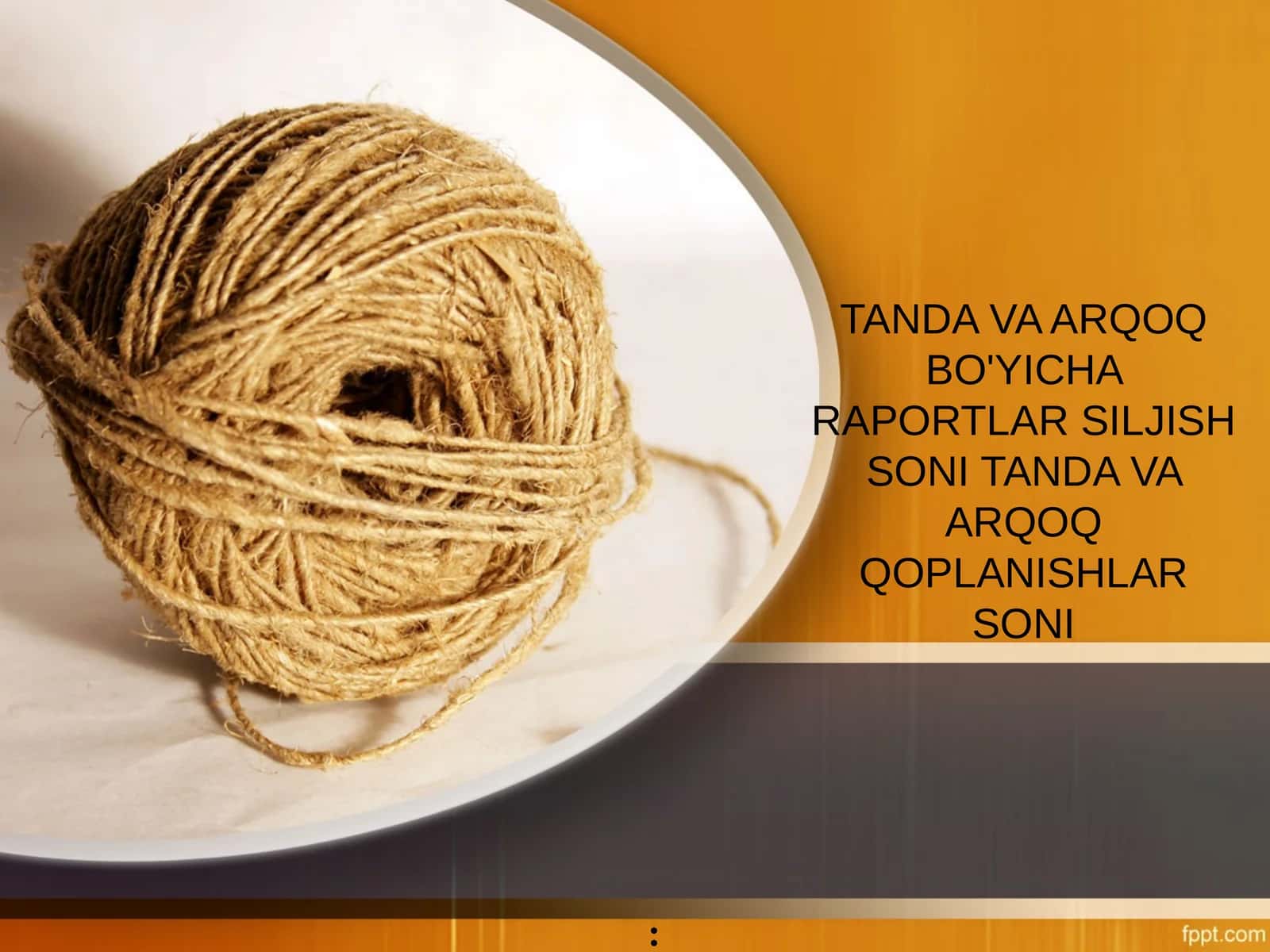 TANDA VA ARQOQ BO'YICHA RAPORTLAR SILJISH SONI TANDA VA ARQOQ QOPLANISHLAR SONI