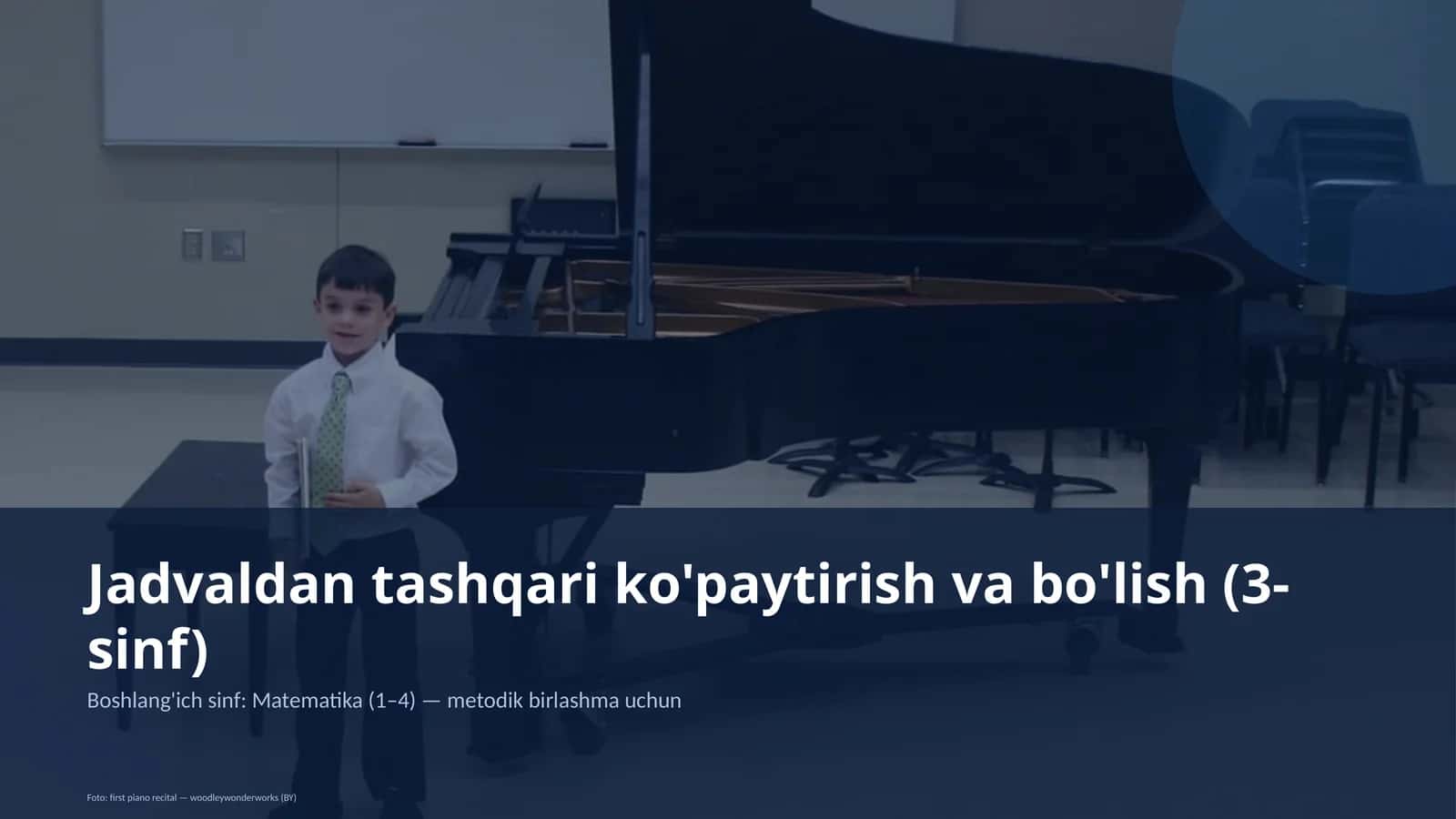 3-sinf Jadvaldan tashqari ko'paytirish va bo'lish