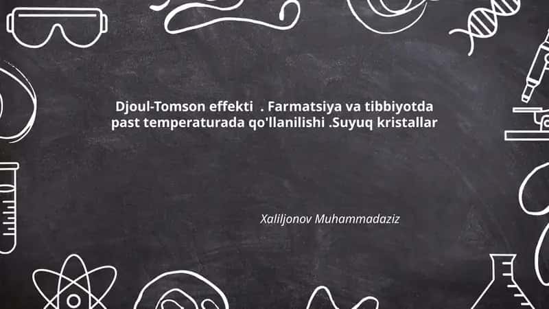 Djoul-Tomson effekti