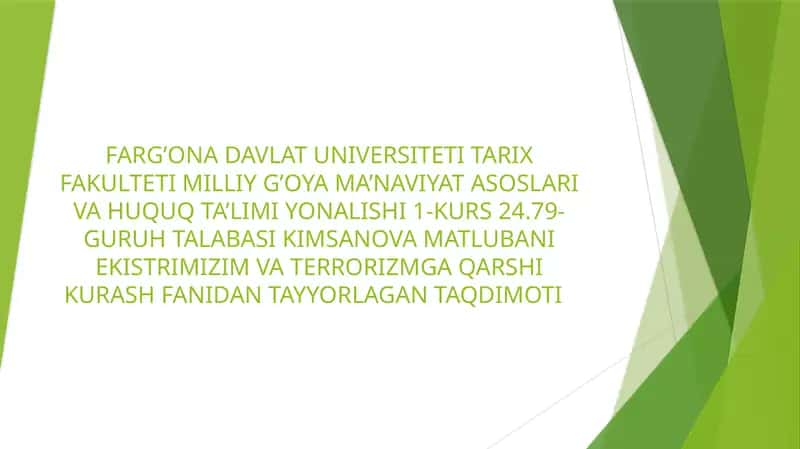 Markaziy Osiyoda siyosiy va iqtisodiy ma'nolari
