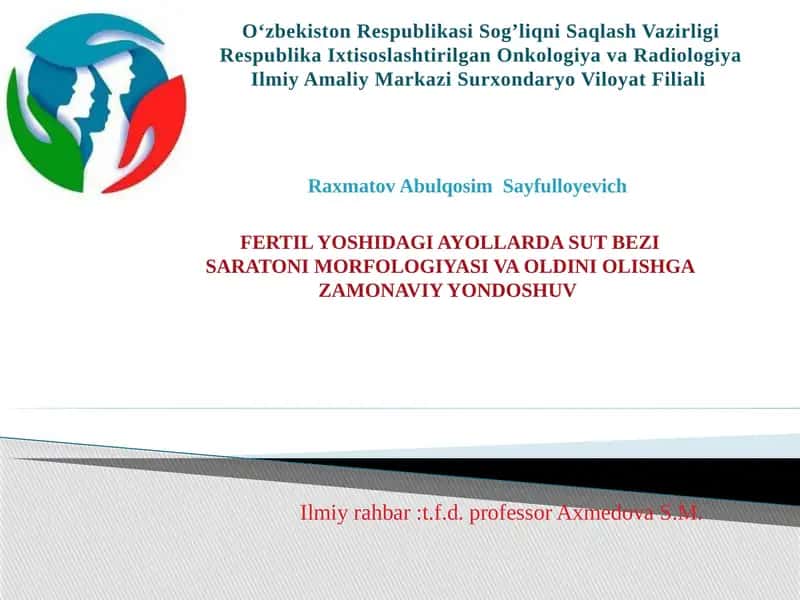 SUT BEZI SARATONI MORFOLOGIYASI VA OLDINI OLISHGA ZAMONAVIY YONDOSHUV