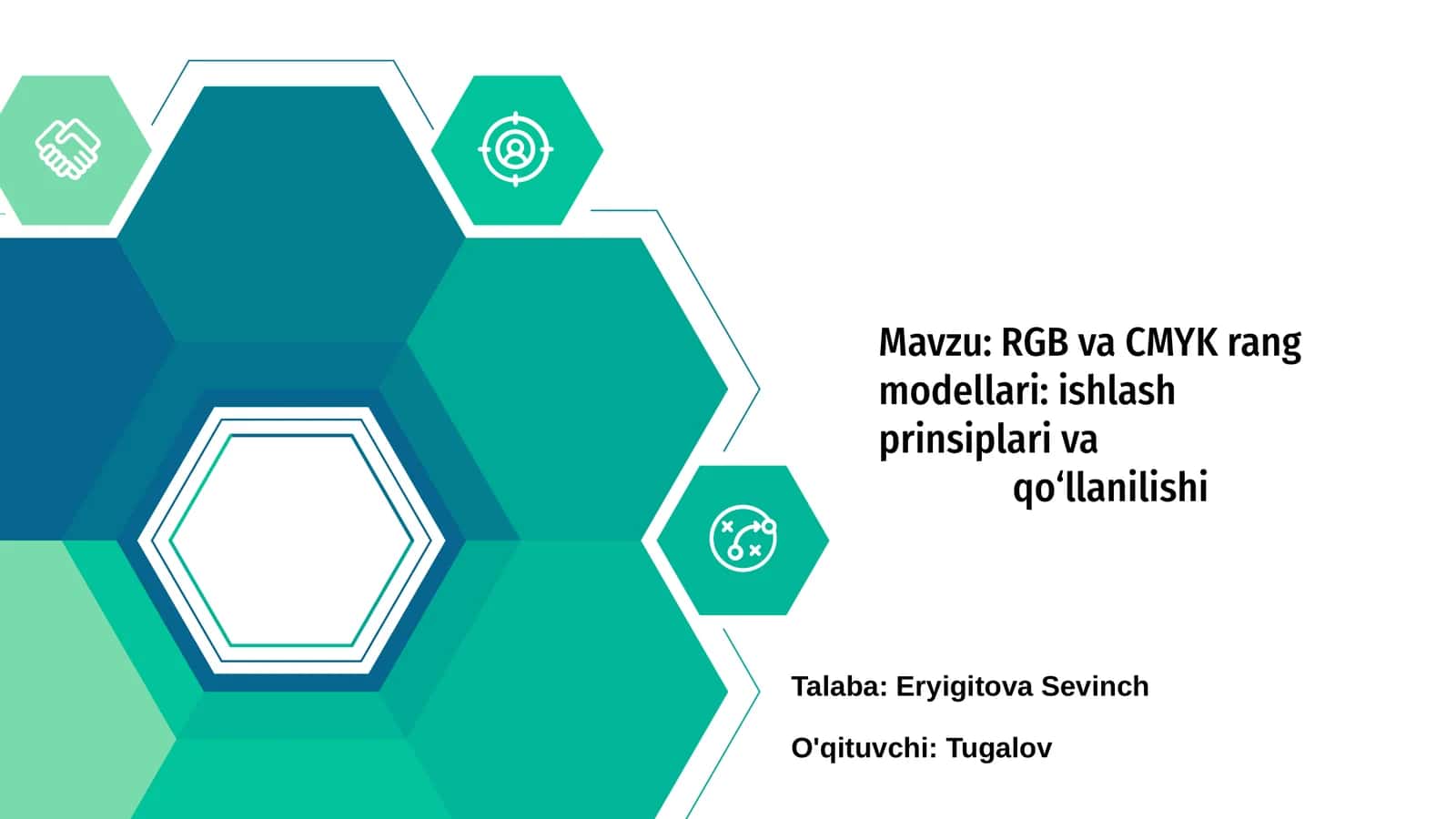RGB va CMYK rang modellari: ishlash prinsiplari va qo‘llanilishi