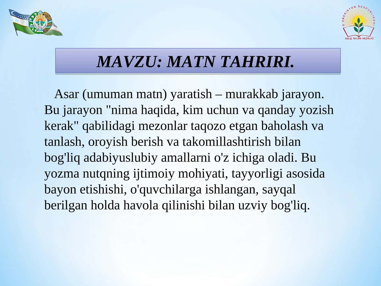 Matn tahriri