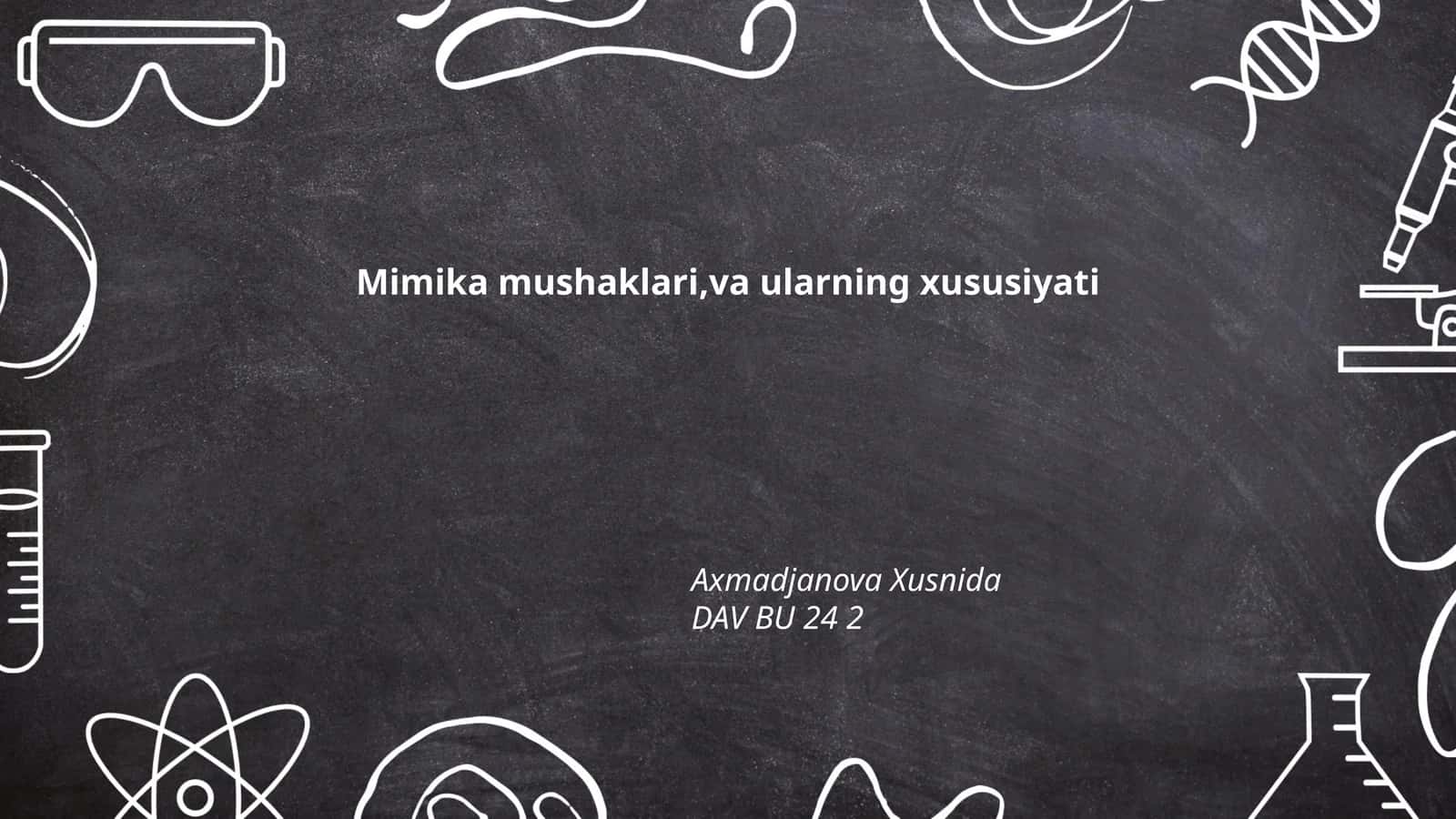 Mimika mushaklari, va ularning xususiyati