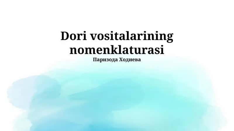 Yer usti transporti vositalari