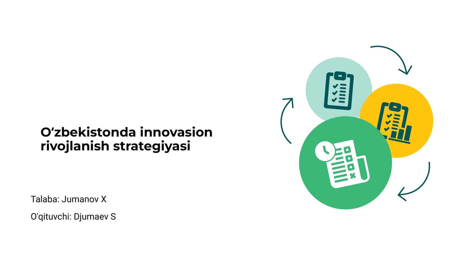 Oʻzbekistonda innovasion rivojlanish strategiyasi
