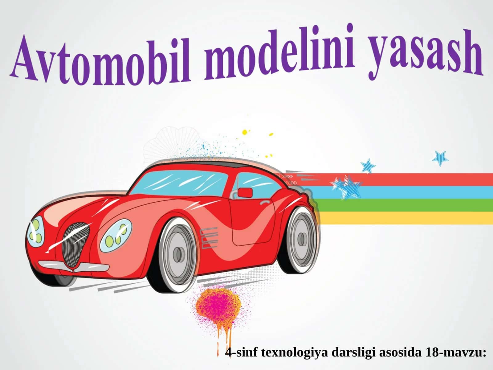 4-sinf texnologiya darsligi asosida 18-mavzu: Mexanizm va mashinalar