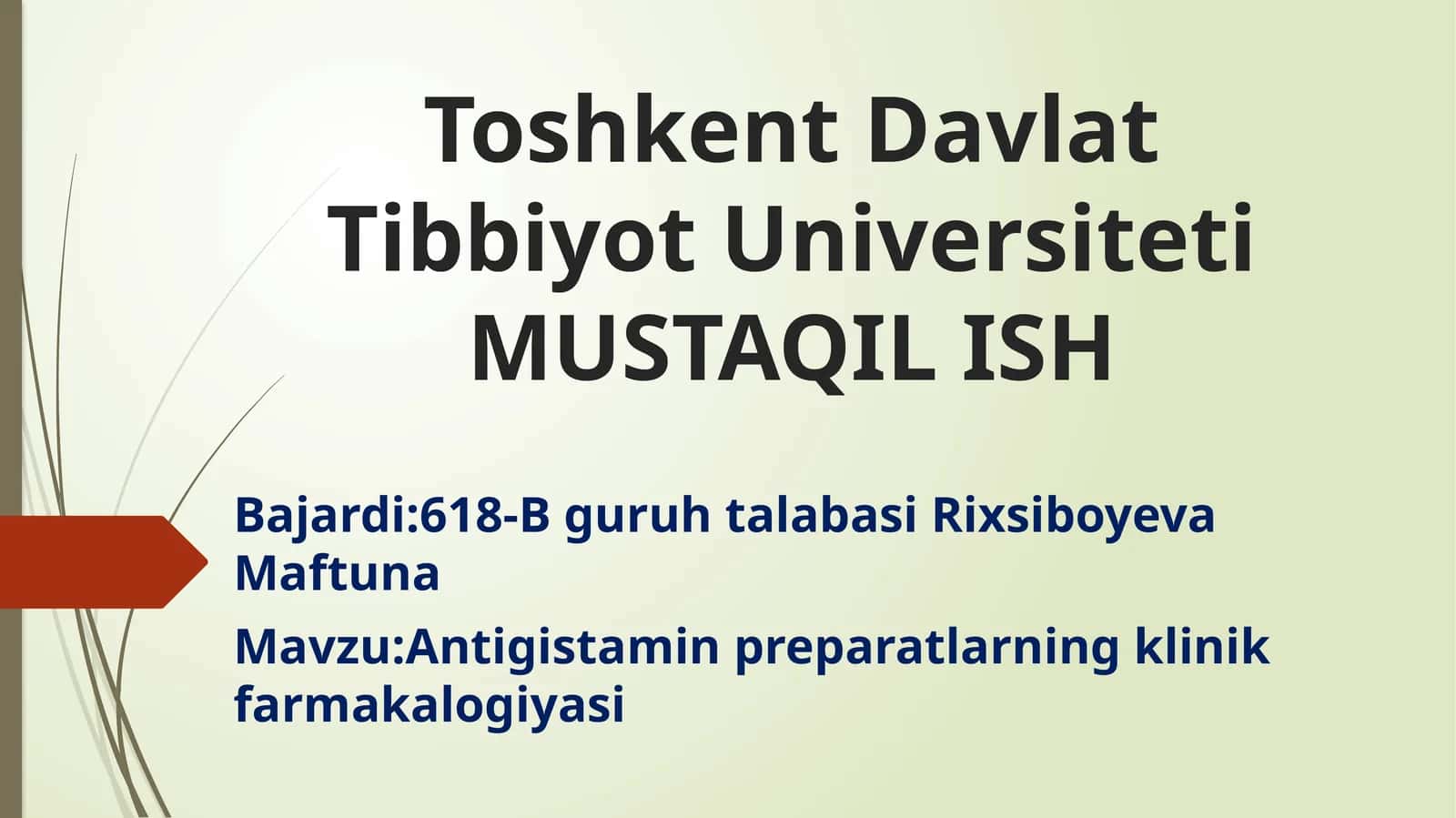 Antigistamin preparatlari
