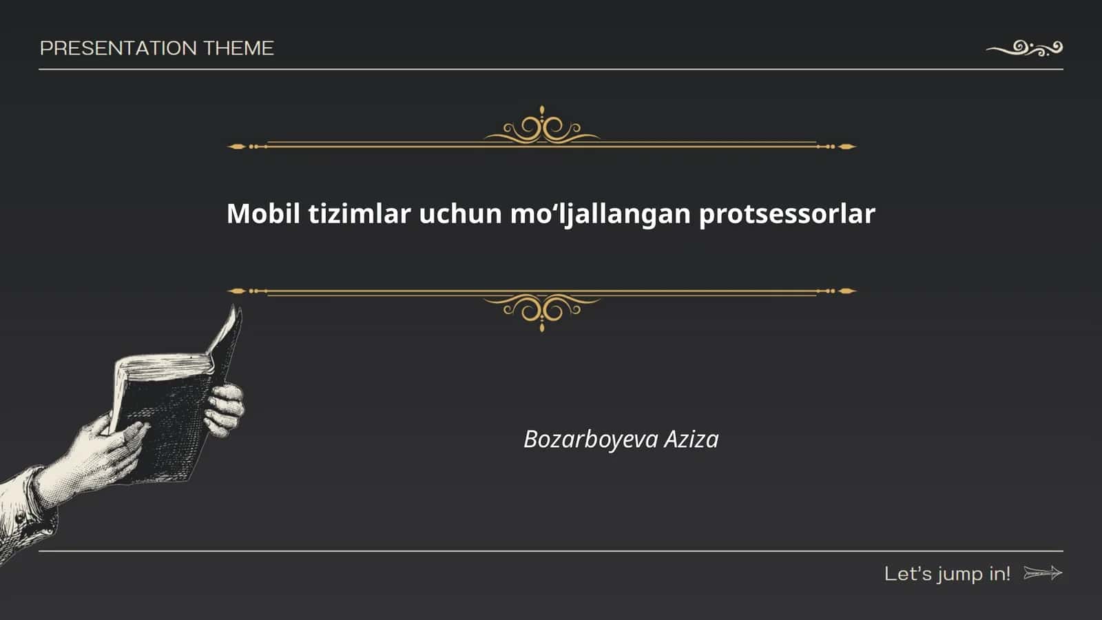 Mobil protsessorlarning arxitekturasi