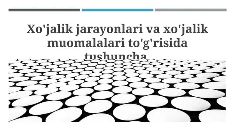 Biznes jarayonlari va tranzaksiyalari: Ta'riflar va turlari