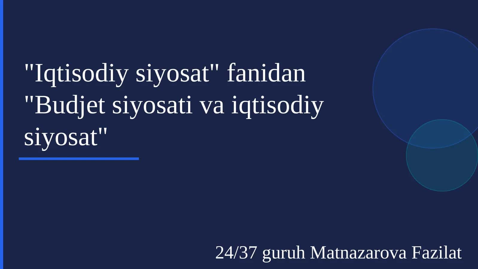 Budjetsiyosativaiqtisodiysiyosat