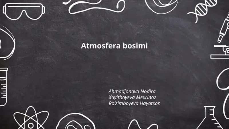 Atmosfera bosimi