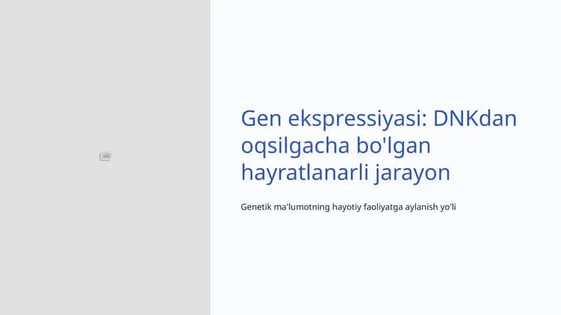 Gen ekspressiyasi