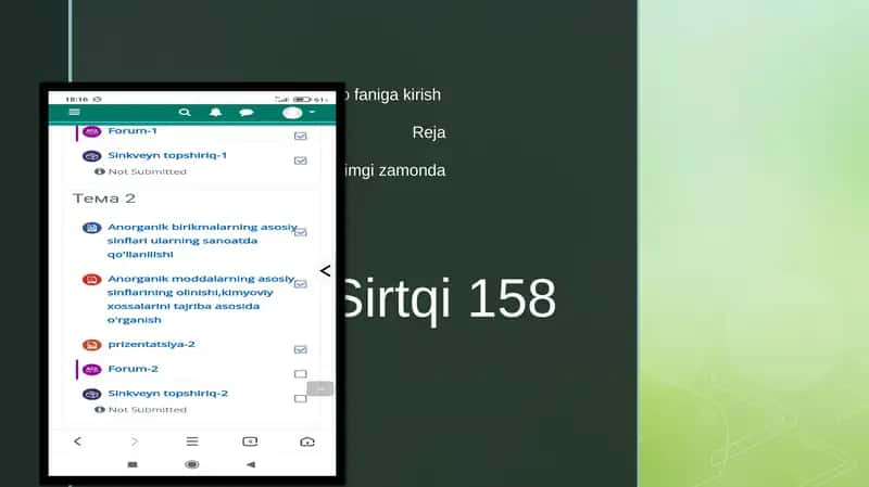 Kimyo faniga kirish