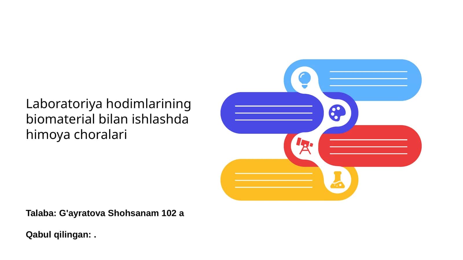 Biomaterial bilan ishlashda himoya choralari