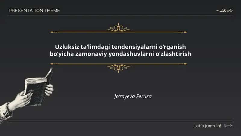 Raqamli transformatsiya va uzluksiz ta'limdagi yangi texnologiyalar