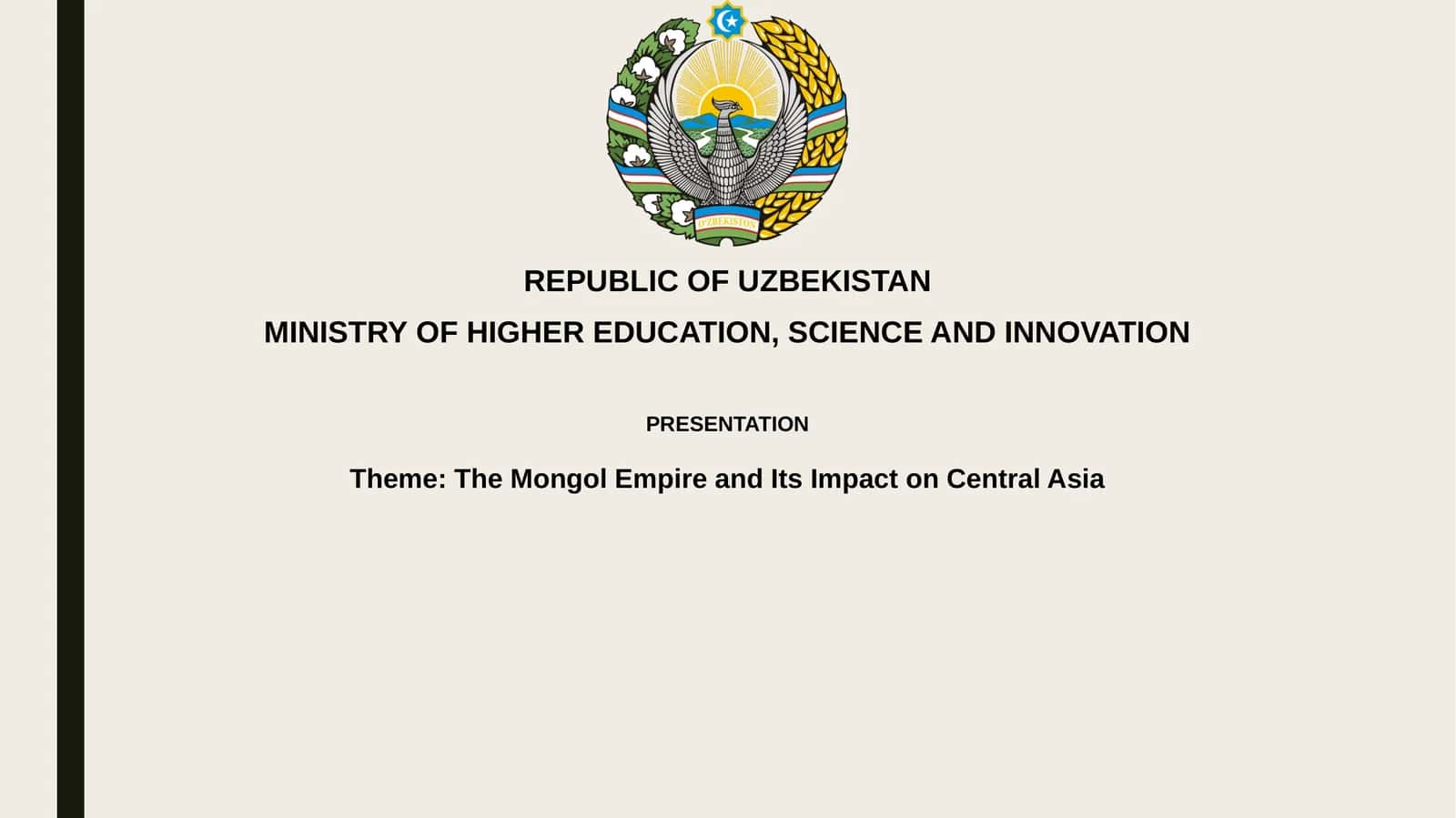 The Mongol Empire and Its Impact on Central Asia