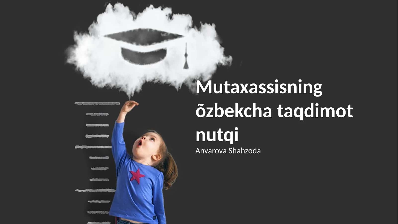 Mutaxassisning õzbekcha taqdimot nutqi
