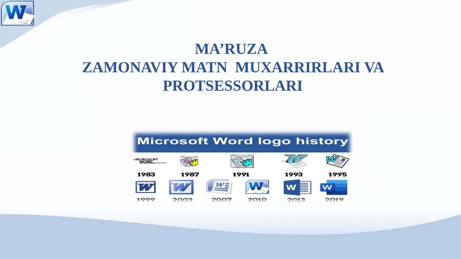 Zamonaviy matn muxarrirlari va protsessorlari