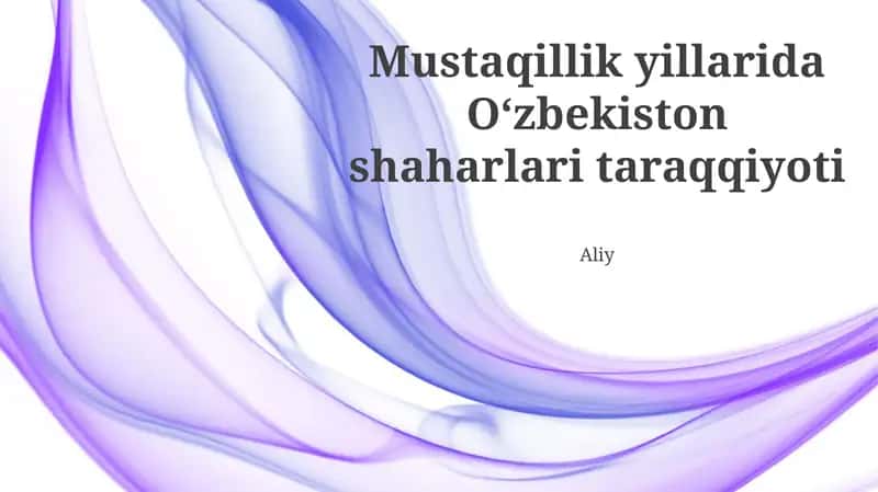 Shahar Transformasiyasi: Yangi Manzara