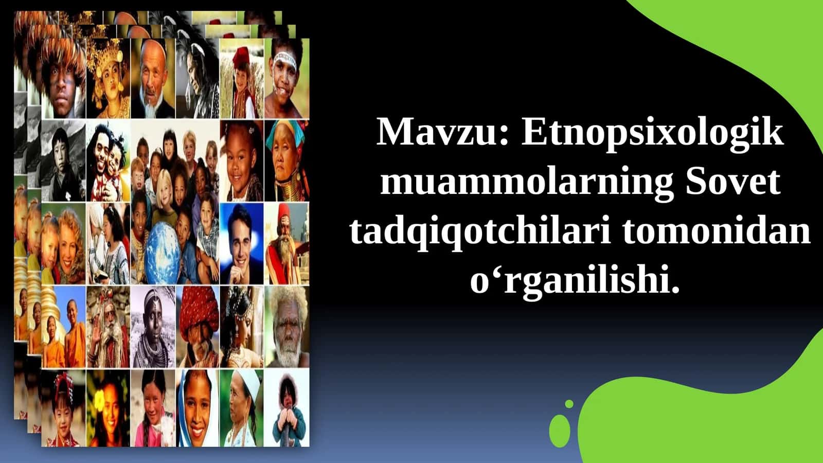 Etnopsixologik muammolarning Sovet tadqiqotchilari tomonidan o‘rganilishi