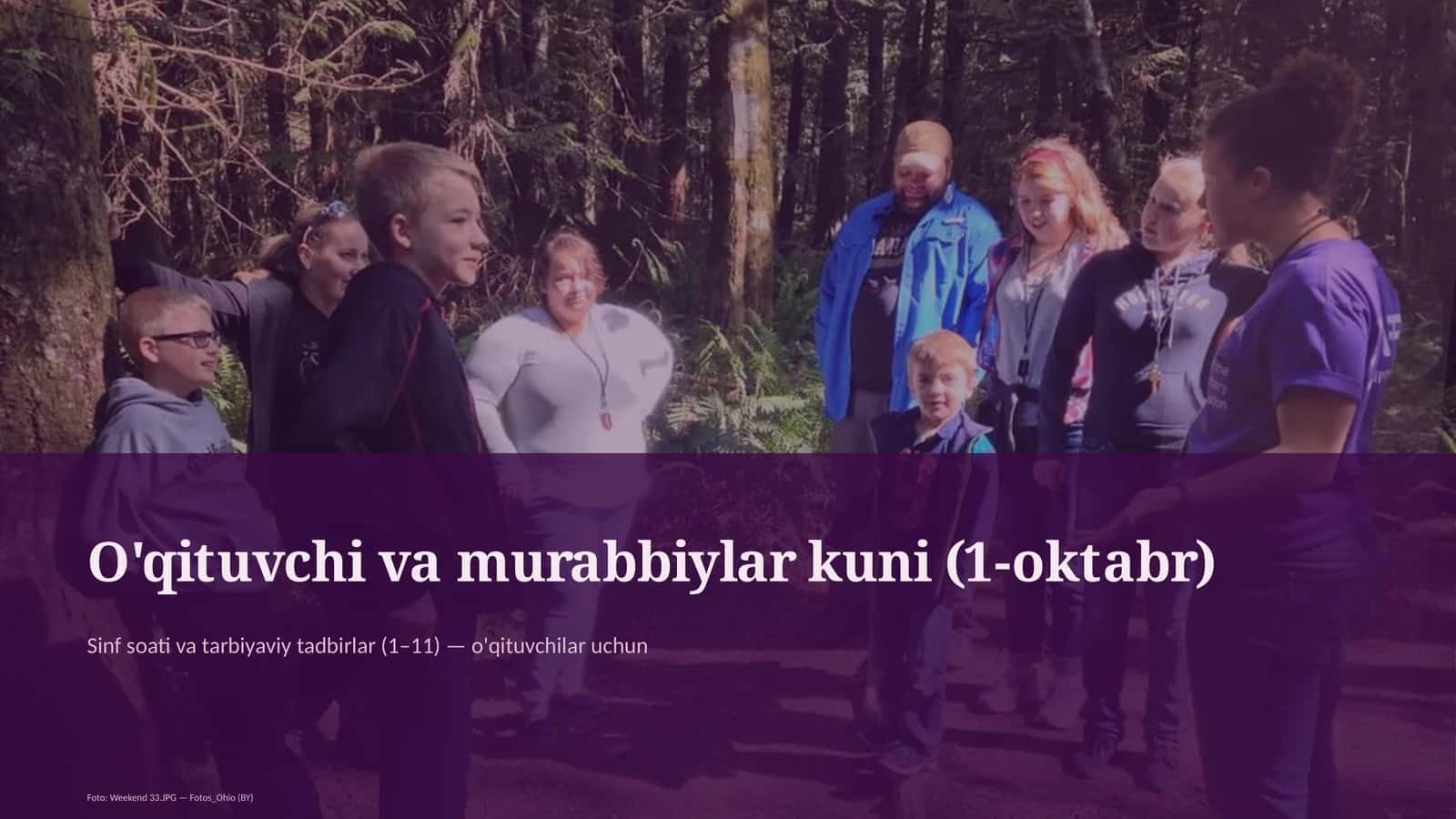 O'qituvchi va murabbiylar kuni (1-oktabr)