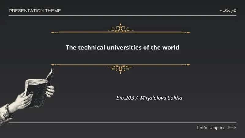 The technical universities of the world
