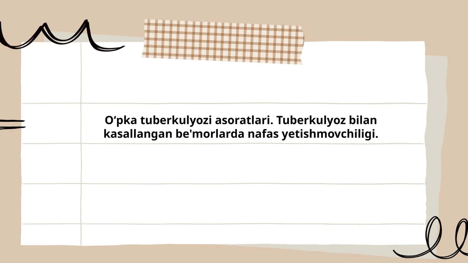 Oʻpka Tuberkulyozi Asoratlari