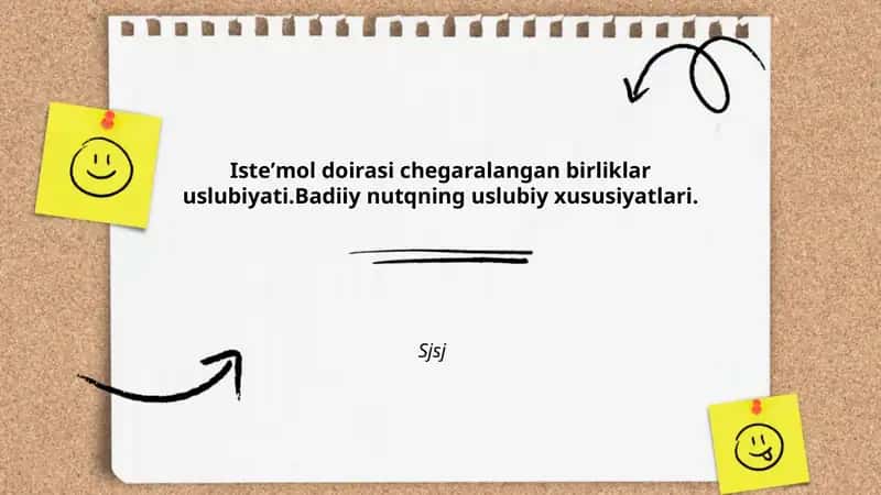 Badiiy Nutq Uslubi