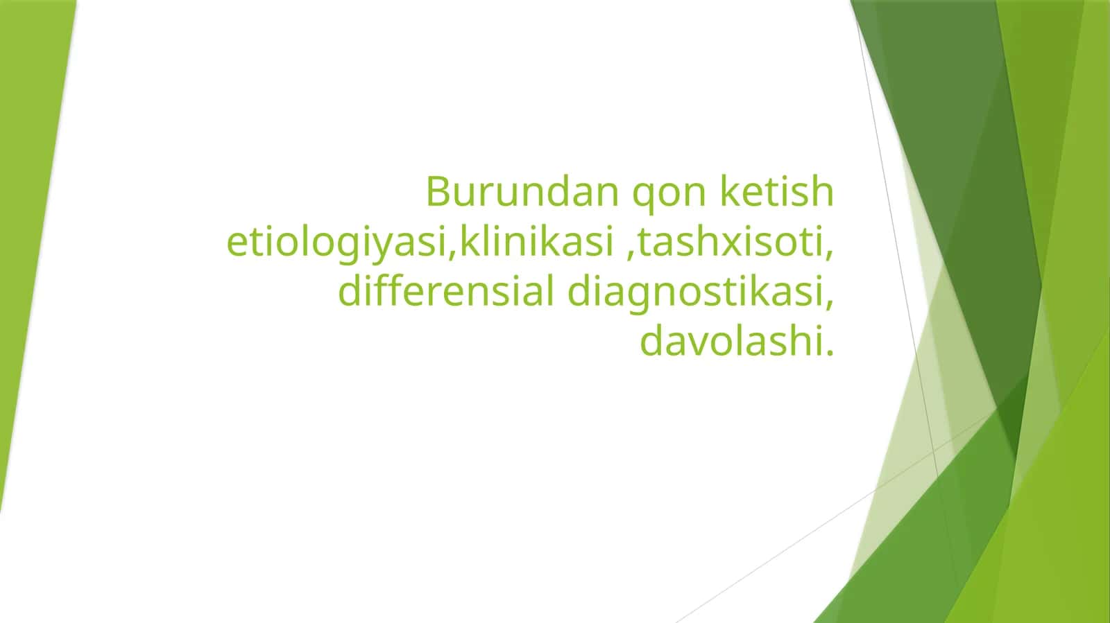 Burundan qon ketishi
