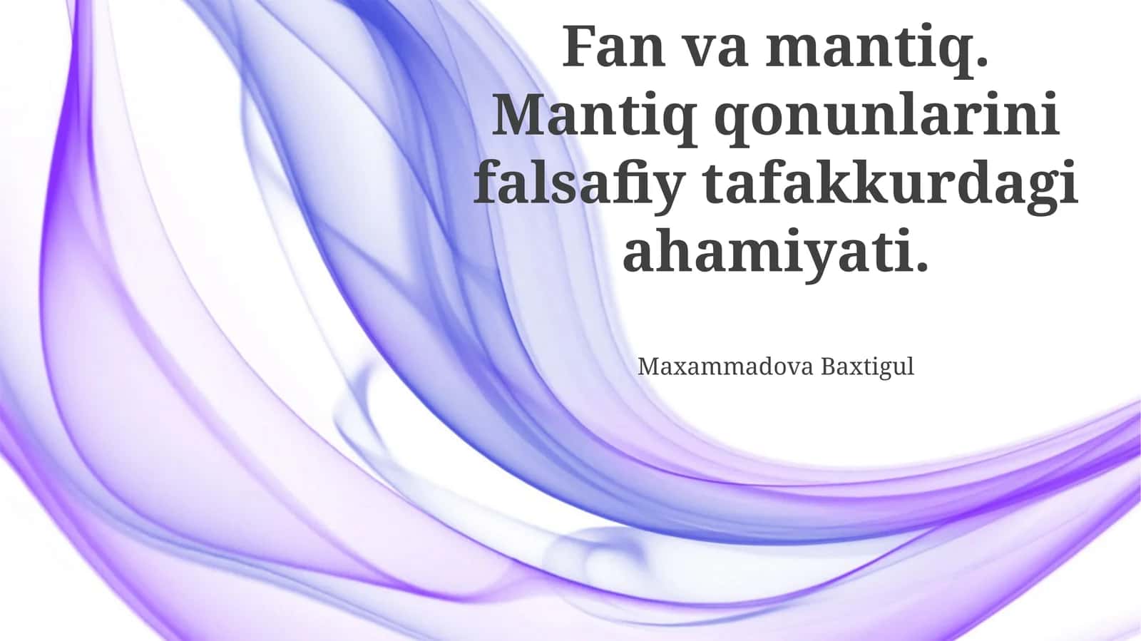 Mantiq qonunlari
