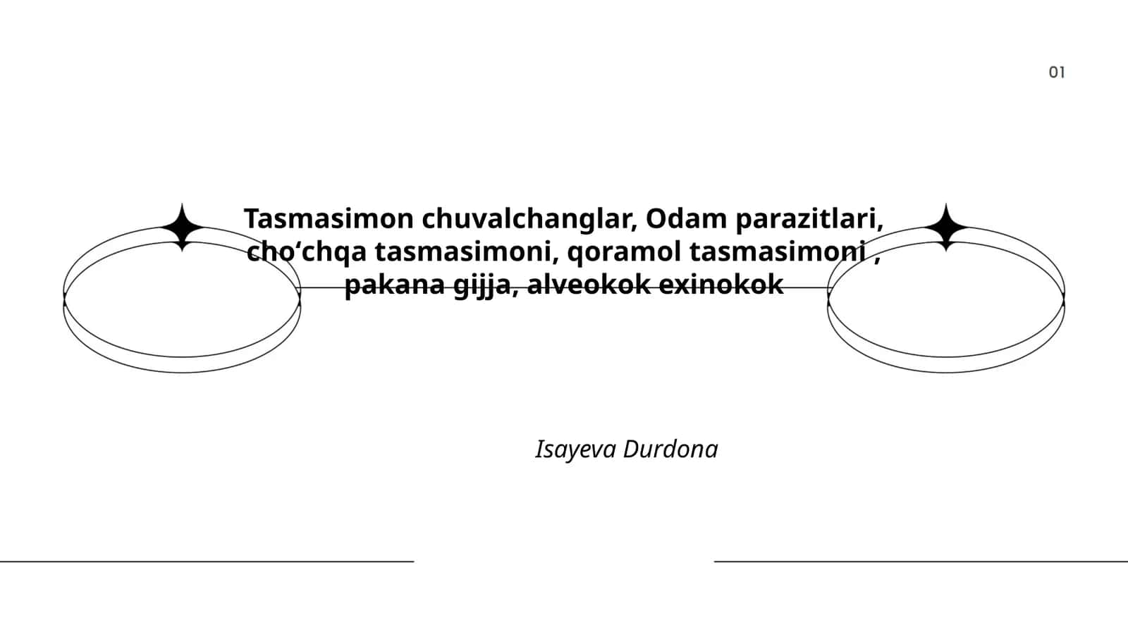 Tasmasimon chuvalchanglar va odam parazitlari