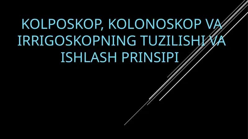 Fibrokolonoskop