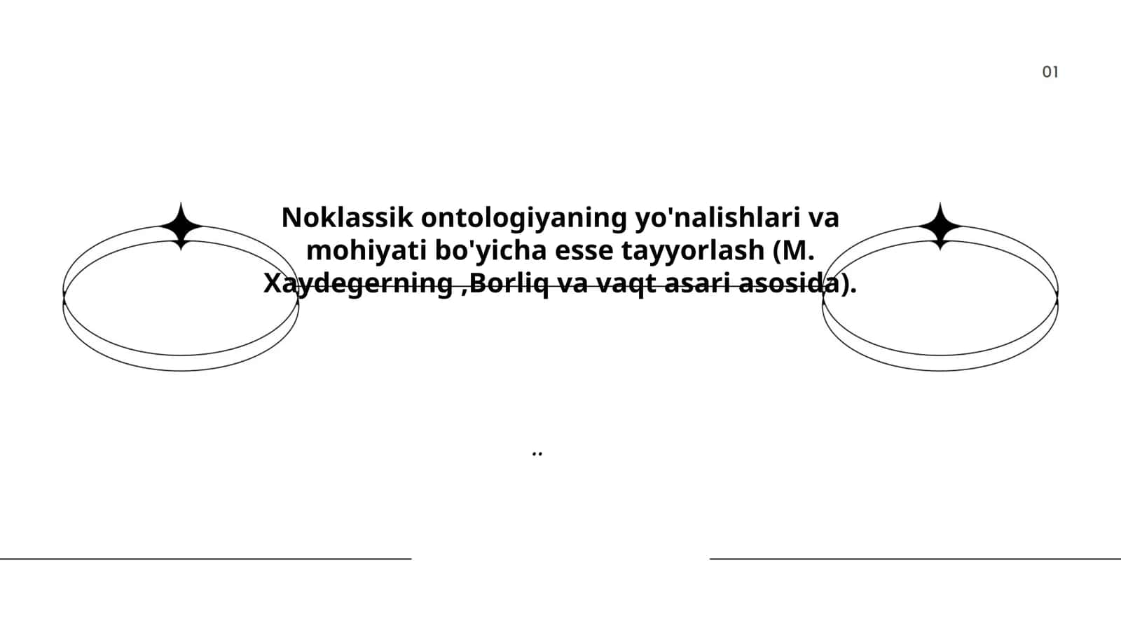 Mavjudlik va vaqtning mohiyati