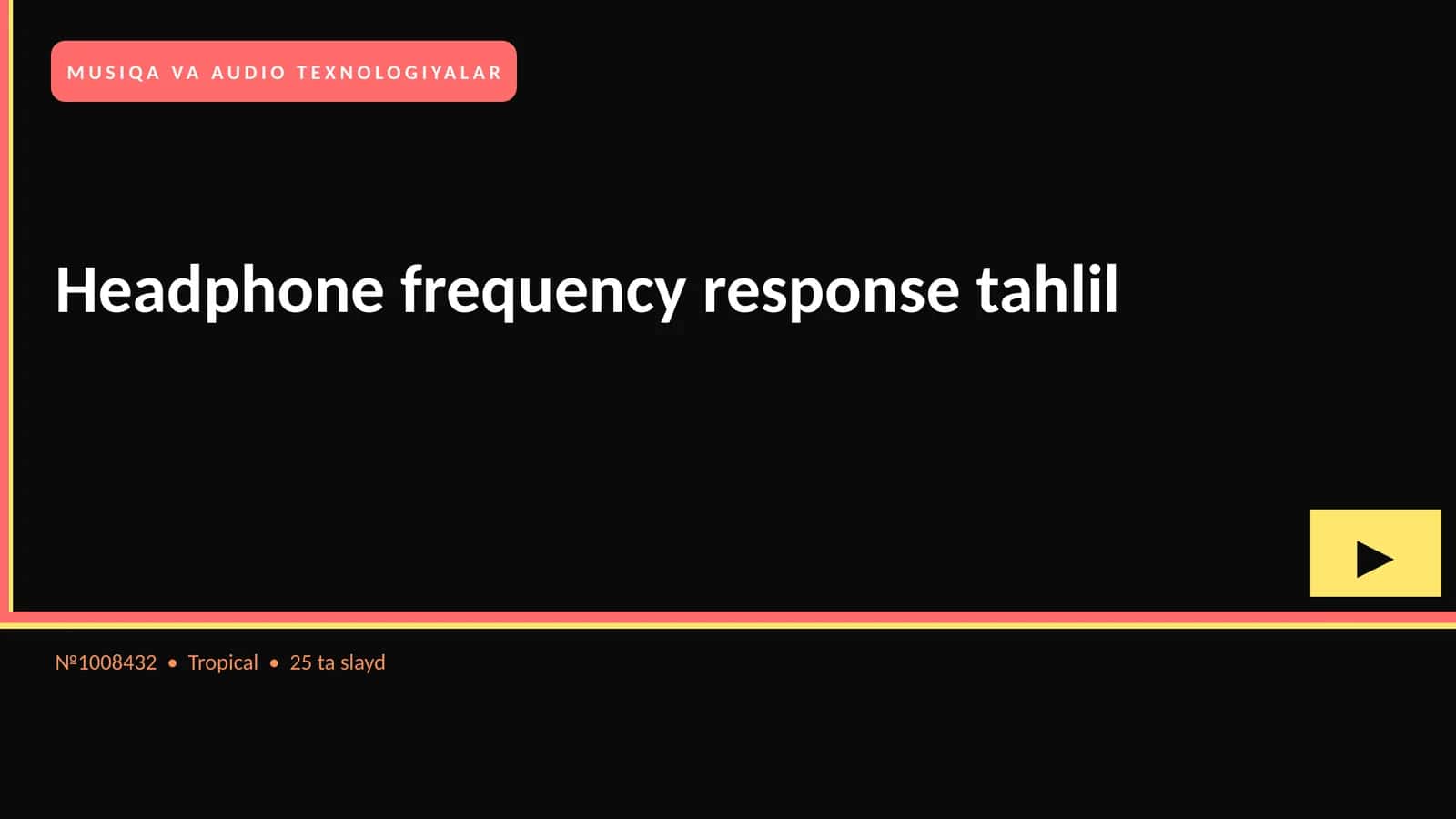 Headphone frequency response tahlil