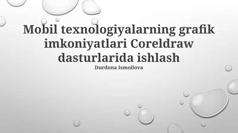 CorelDRAW mobil ilovasi