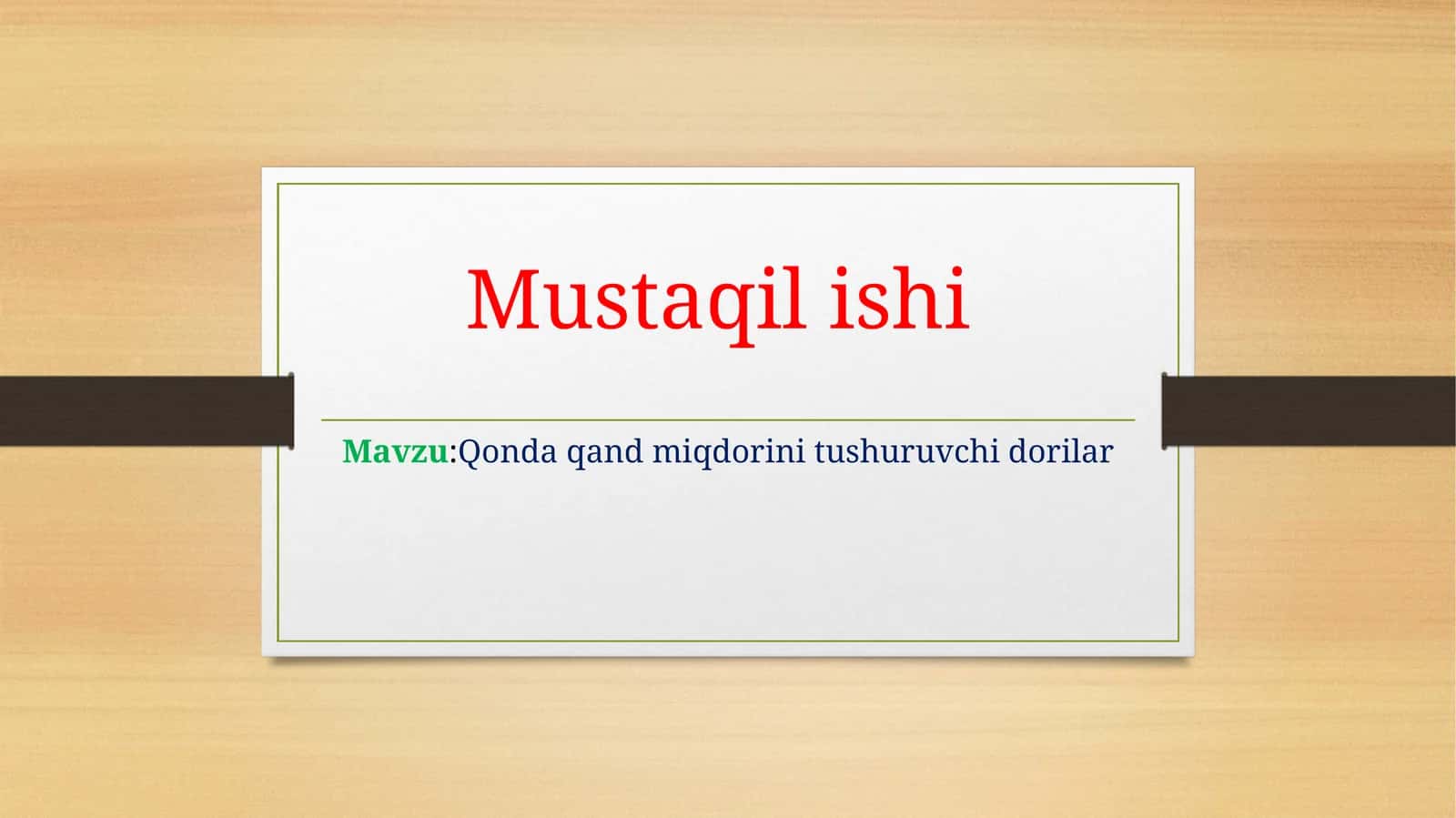 Mustaqilishi