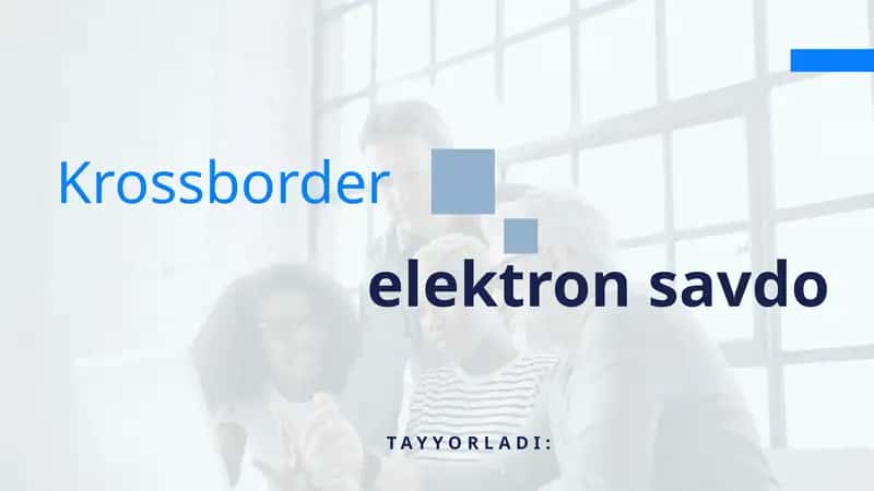 Krossborder elektron savdo